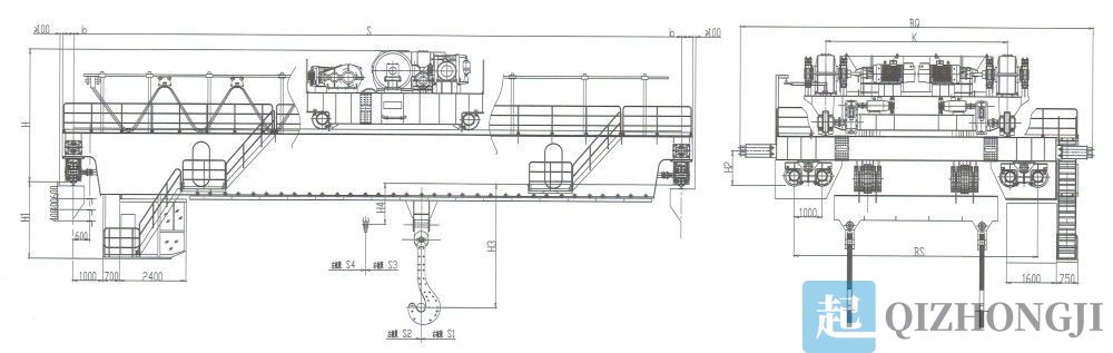 YZ型双梁铸造桥式起重机外形尺寸图.jpg